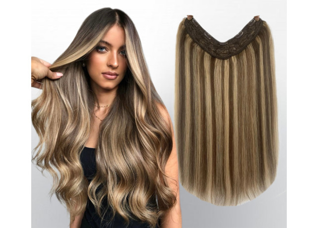 Trese de Par Natural V-Shape Diamond Balayage #4/ #24